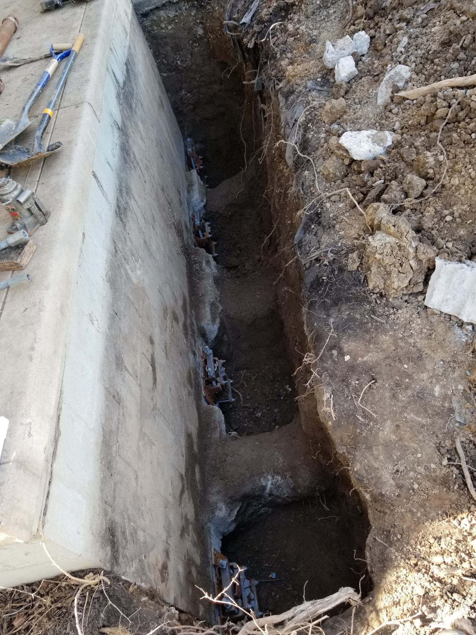 helical piles to repair foundation